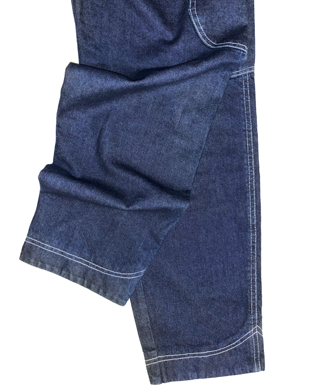 Indigo Denim Loose Straight Fit Jeans
