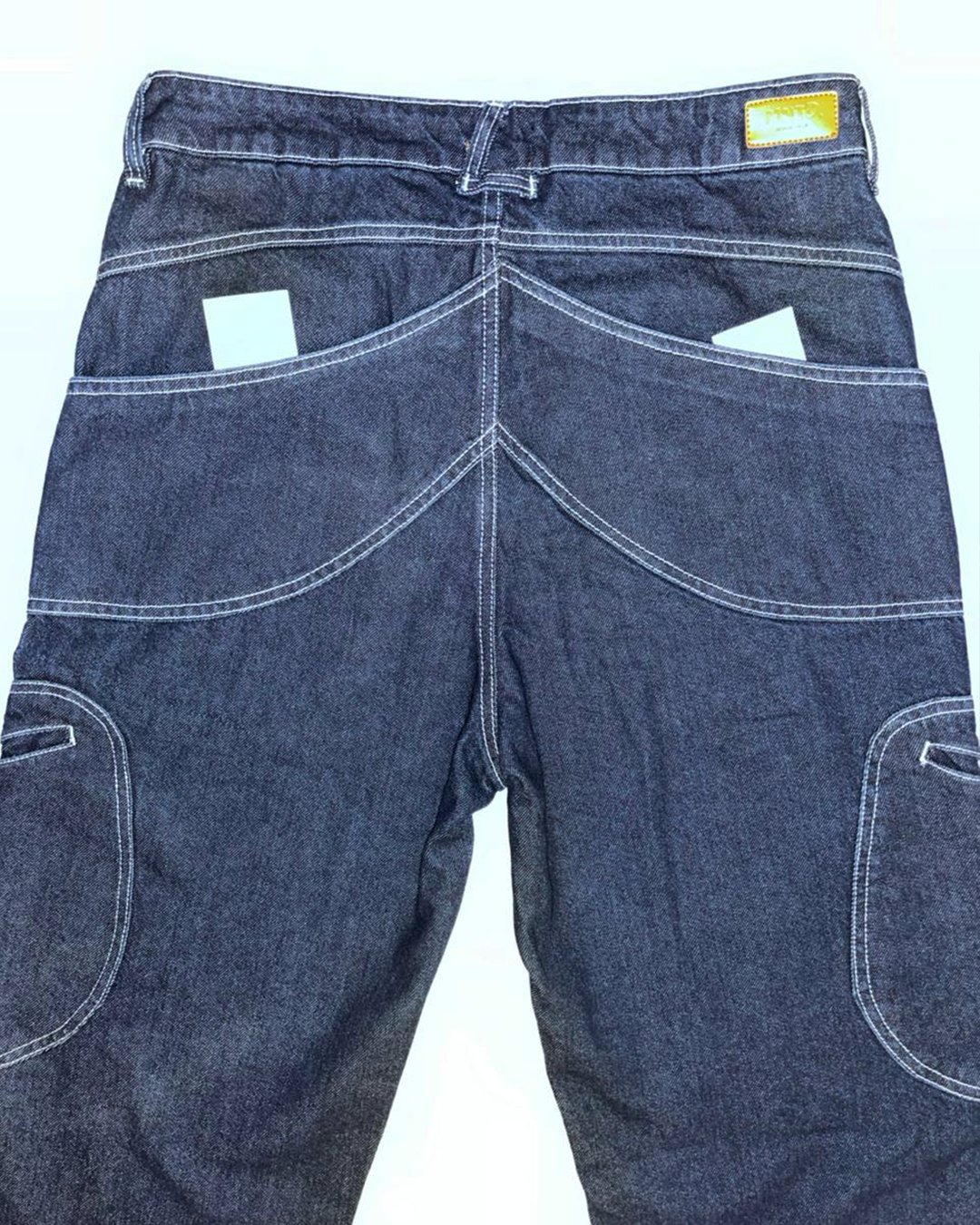 Indigo Denim Loose Straight Fit Jeans