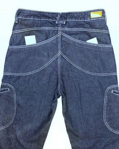 Indigo Denim Loose Straight Fit Jeans