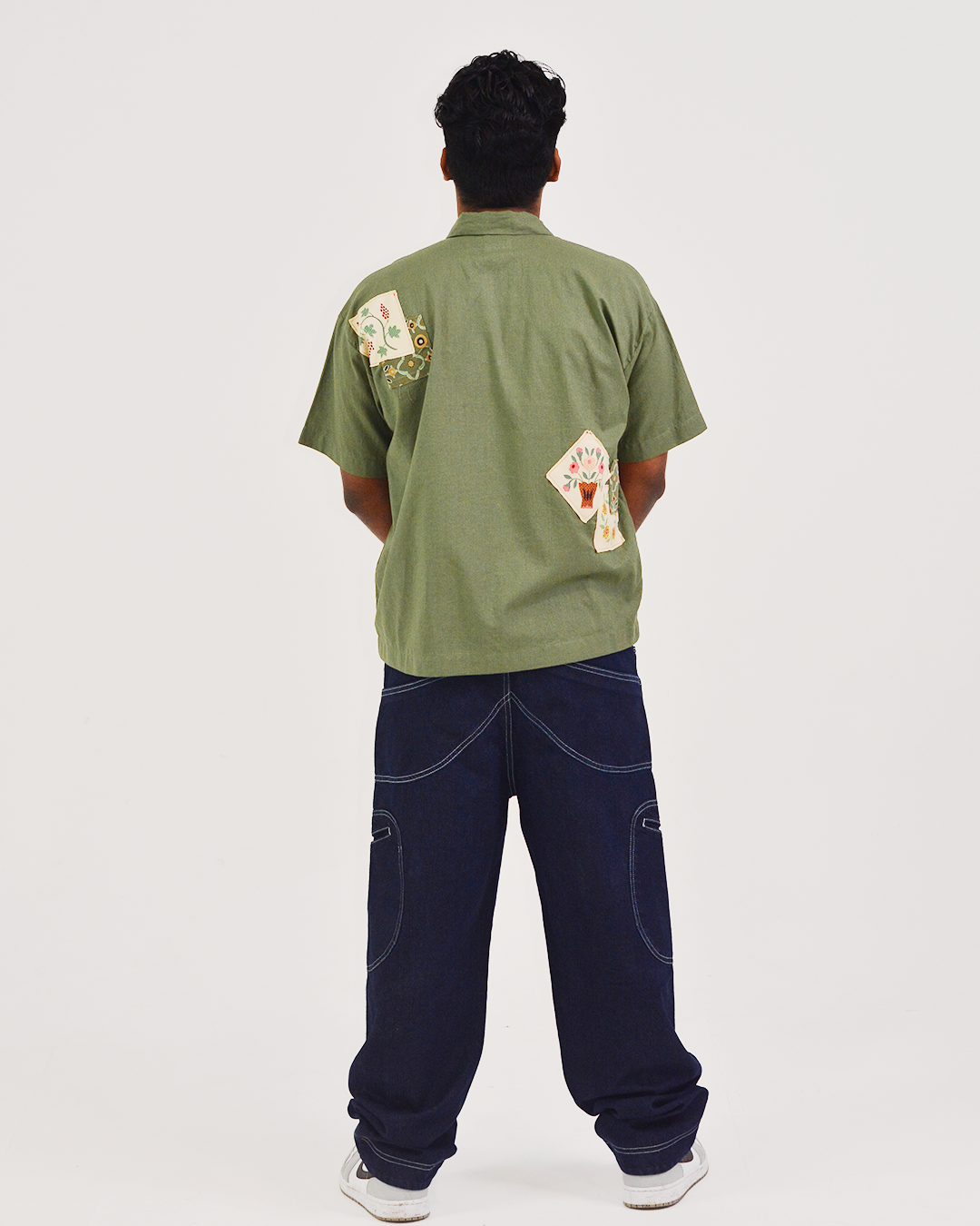 Indigo Denim Loose Straight Fit Jeans